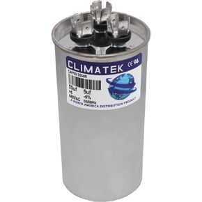ClimaTek Dual Run Capacitor Fits Goodman CAP050550370RTS - 55 + 5 uf MFD 370 Volt VAC Round