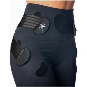 Women's Bano Compression Shorts - Decompress Lower Back & Pelvis, Enhance Muscle Power, High-Rise Fit for Athletes
