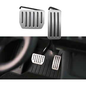 TPARTS Performance Pedal Sets for Tesla Model 3 Model Y Model 3 Highland, Self-Flip Lock Pedal Covers, Aluminum Non-Slip Accelerator Brake Pedal Cover, Pedals Protector Accessories
