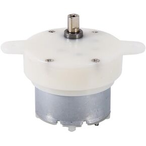 Slow Speed Motor, DC 12V Gear Motor High Torque Slow Speed Micro Electric Motor Gearbox 3 RPM 4mm Shaft Diameter, mounts