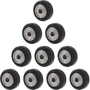 10 Pcs 3D Printer POM Wheel Plastic Pulley Bearing Wheel for Creality Ender 3, Ender 3 Pro, Ender 3 V2, CR-10, CR-10S, CR-10 S4, CR-10 S5 3D Printer, etc in Saudi Arabia
