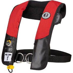 Mustang Survival Corp Inflatable PFD with HIT (Auto Hydrostatic) with Harness