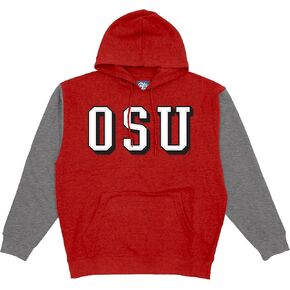 Blue 84 NCAA Officially Licensed Colorblock Hooded Sweatshirt Applique