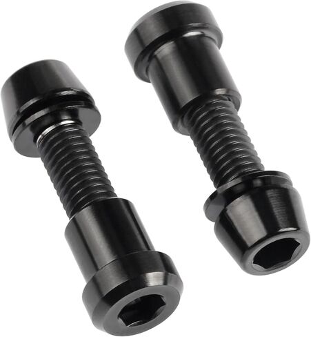 Titanium M5x16 18 20mm Bolt with Washer Hex Head Screw Steerer Clamp Nut for Bicycle Stem Front Forking Lock in Saudi Arabia