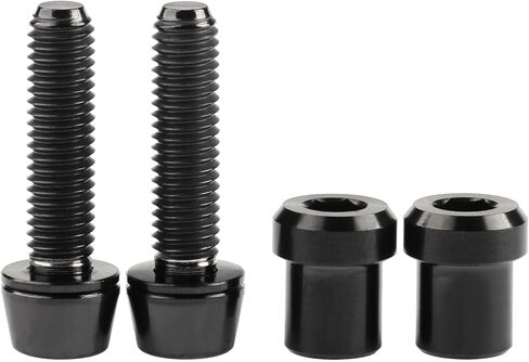 Titanium M5x16 18 20mm Bolt with Washer Hex Head Screw Steerer Clamp Nut for Bicycle Stem Front Forking Lock in Saudi Arabia