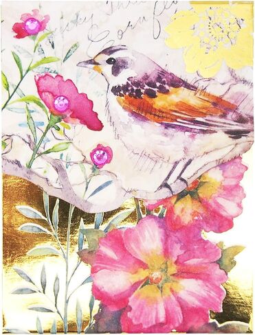 دفتر ملاحظات للجيب من Punch Studio Plum Bird Friends (46571)، متعدد الألوان in Saudi Arabia
