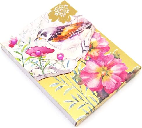 دفتر ملاحظات للجيب من Punch Studio Plum Bird Friends (46571)، متعدد الألوان in Saudi Arabia