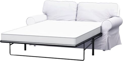 تم تصنيع غطاء سرير الأريكة Ektorp ذو المقعدين (القطن الثقيل المتين) ليتوافق مع Ikea Ektorp 2 Seater Sleeper (القطن الثقيل الأبيض) in Kuwait