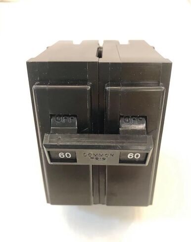 BR60A Circuit Breaker - Essential Protection for Small Electrical Circuits, BR2-Pole 60 Amp Circuit Breaker with Visi-Trip Indicator for Cutler Hammer, 120/240V, 10 kAIC - 5 Year Warranty in Saudi Arabia