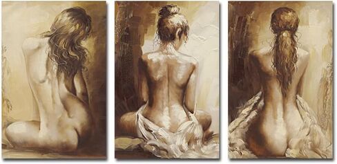Paimuni Ballet Textured Wall Art Dancing Girl in 3D Floral Dress Painting for Living Room Gray Bedroom Wall Decor 24x36 Inch in Saudi Arabia