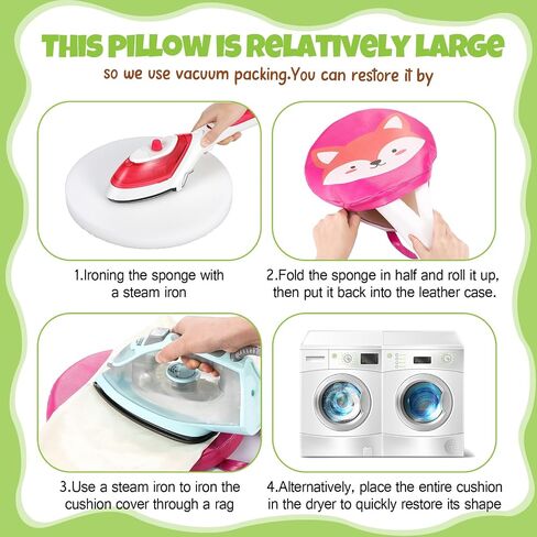 Suzile 12 Pcs Cartoon Kids Floor Cushions for Classroom, Round Flexible Seating with Handle, Soft Waterproof Floor Pillow with Cute Animals Patterns for Home Daycare Preschool Kindergarten, 12 Styles in Saudi Arabia