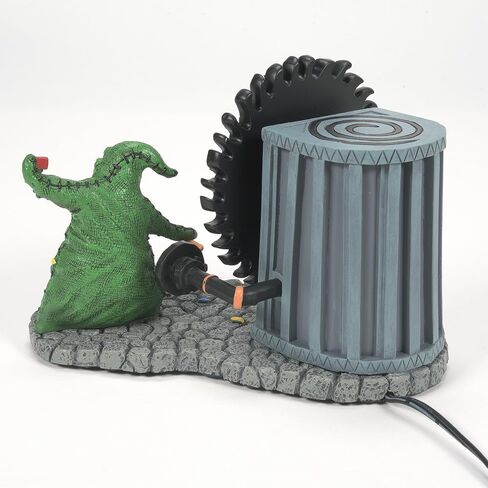 Department 56 Disney the Nightmare Before Christmas Village Accessories Oogie Boogie Gives a Spin Lit Animated Figurine, 4.33 Inch, Multicolor in Saudi Arabia