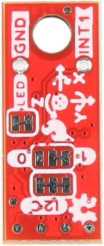 SparkFun Micro 6DoF IMU Breakout - LSM6DSV16X (Qwiic) Low-Power 6-axis IMU, Featuring 3-axis Digital Accelerometer, 3-axis Digital Gyroscope, Triple core, Dimensions: 0.3in. x 0.75in. in Saudi Arabia