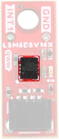 SparkFun Micro 6DoF IMU Breakout - LSM6DSV16X (Qwiic) Low-Power 6-axis IMU, Featuring 3-axis Digital Accelerometer, 3-axis Digital Gyroscope, Triple core, Dimensions: 0.3in. x 0.75in. in Saudi Arabia