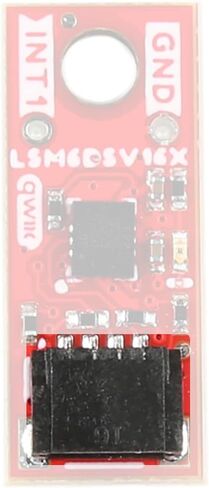 SparkFun Micro 6DoF IMU Breakout - LSM6DSV16X (Qwiic) Low-Power 6-axis IMU, Featuring 3-axis Digital Accelerometer, 3-axis Digital Gyroscope, Triple core, Dimensions: 0.3in. x 0.75in. in Saudi Arabia