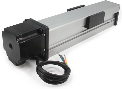 200mm Length Travel Fully Enclosed Linear Stage Actuator with Square Linear Rails Ballscrew SFU1605 with NEMA23 Stepper Motor for CNC Router Parts X Y Z Axis in Kuwait