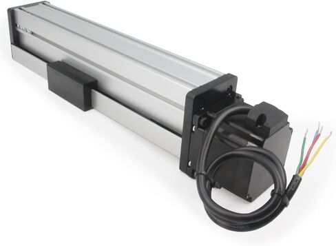 200mm Length Travel Fully Enclosed Linear Stage Actuator with Square Linear Rails Ballscrew SFU1605 with NEMA23 Stepper Motor for CNC Router Parts X Y Z Axis in Kuwait