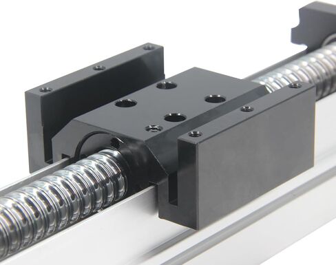 200mm Length Travel Fully Enclosed Linear Stage Actuator with Square Linear Rails Ballscrew SFU1605 with NEMA23 Stepper Motor for CNC Router Parts X Y Z Axis in Kuwait