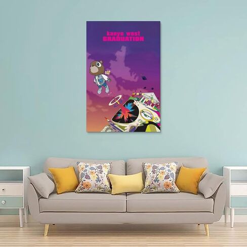 Kanye West Graduation Special Album Cover Poster Canvas Art Poster And Wall Art Hanging Decor for Modern Family Corridor Posters 12x18inch(30x45cm) in Saudi Arabia