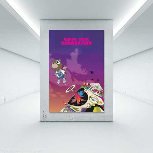 Kanye West Graduation Special Album Cover Poster Canvas Art Poster And Wall Art Hanging Decor for Modern Family Corridor Posters 12x18inch(30x45cm) in Saudi Arabia