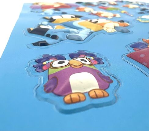 Bluey Raised Sticker Sheet in Saudi Arabia