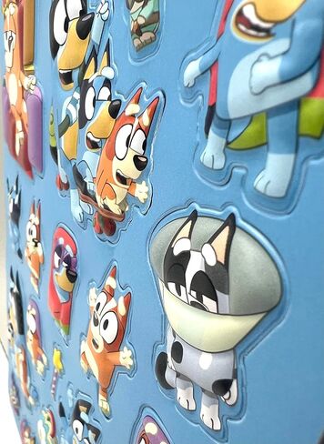 Bluey Raised Sticker Sheet in Saudi Arabia