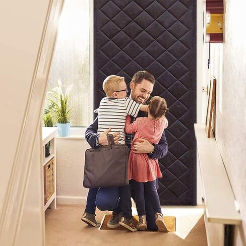 ستارة غطاء باب معزولة حراريًا من Lvrunben، ألواح قماش أكسفورد عازلة للصوت وعازلة للصوت مع بطانة من القطن الحريري للمدخل، وغرفة النوم، وغرفة المعيشة، والباحات، والنوافذ، والكراجات in Kuwait