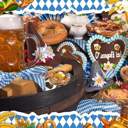 6 قطع من فتاحة زجاجات مغناطيسية من Oktoberfest للضيوف من الفولاذ المقاوم للصدأ Oktoberfest فتاحة زجاجات مغناطيسية للثلاجة ألمانيا هدية تذكارية سياحية للرجال هدايا حفلات Oktoberfest in Kuwait