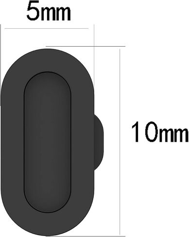 MOTONG قابس مضاد للغبار لـ Garmin Forerunner 965، 10 صور منفذ شاحن سيليكون واقي قابس الغبار مضاد للغبار لـ Garmin Forerunner 265/265S/965/255/255S/955 / Fenix ​​7S/7X/7 in Saudi Arabia