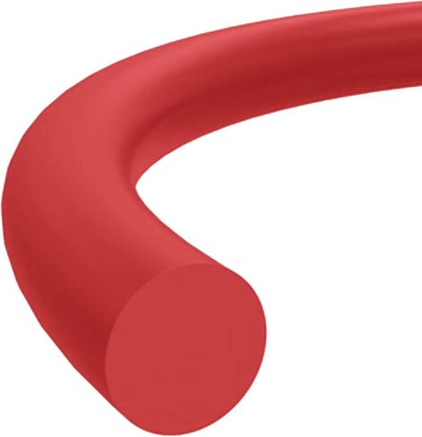 حلقة دائرية من السيليكون Mr O-Ring 347، مقياس التحمل 70A، أحمر، معرف 4-1/4 بوصة، OD 4-5/8 بوصة، عرض 3/16 بوصة (عبوة من قطعة واحدة) in Saudi Arabia