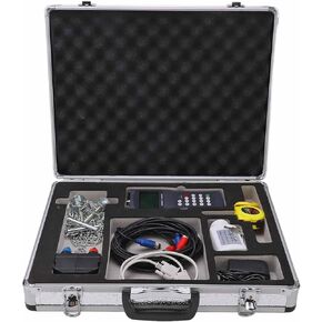 Ultrasonic Meter Kit, 100H Handheld Digital Ultrasonic Meter Tester Flowmeter, with data recorder, standard data interface RS232, OCT outputs