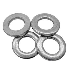 100Pcs M6 Stainless Flat Washer,12mm Outside Diameter,1.5mm Thickness 304 Stainless Steel Flat Washers(M6x12mm)