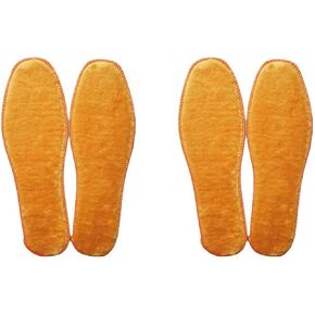 2 pairs winter warm plush insoles for women boots Suitable for snow and cold weather standing all day sole insert keep out The cold (US-7(37))