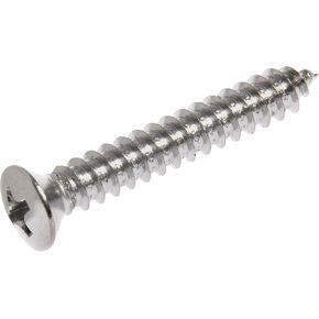 The Hillman Group 44923 10 x 1-Inch Jackson Head Trim Screw, Chrome, 25-Pack