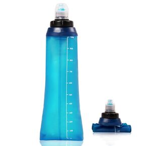 Portable 1.0L Water Fiter, Outdoor Water Filter Backpacking, Collapsible Hiking Water Filter, Water Filter Camping，Water Backpack for Travrling（Blue）