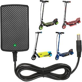 12V Kids Ride On Charger for Razor MX125 Power Core E90 E95 Electric Scooter Black Label Powercore E90 E95 Dirt Bike MX125 Dirt Rocket 12V Charger Kids Ride On Toys Car