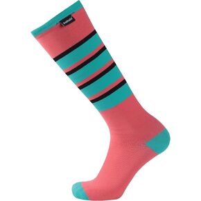 Fishing Socks Waterproof, Womens Mens Wet Weather Cushioned Outdoor Recreation Warm Breathable Athletic Crew Socks for Hiking Golf Wading Gortex Socks 1 Pair (Gray, Small)