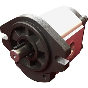Hydraulic Gear Pump Sizes from 0 to 18 gpm 3625psi SAE A Flange Side Ports CCW-Rotation, PFEG series (Shaft: 5/8" diameter keyed, 20cc: 15gpm at max. rpm)