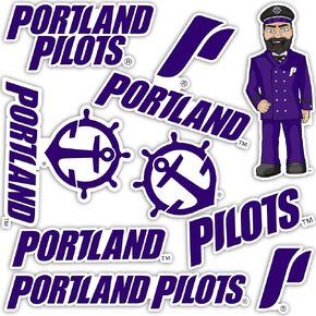Desert Cactus University of Portland Stickers UP Pilots Vinyl Decals Laptop Water Bottle Car Scrapbook 11.42x8.94 Sheet T2 (Type 2)