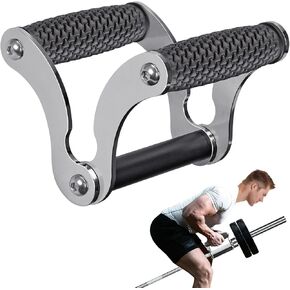 Kipika Landmine Attachment for Olympic Barbell Bars, Wall Mount Landmine Attachment, V Bar Row Landmine Handle and Viking Press Landmine Handle, Versatile Strength Training Equipment for Home Gym