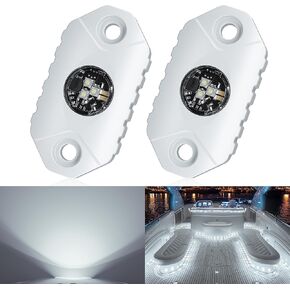 EK ENNOKING LED Boat Interior Lights Marine Deck Cockpit Courtesy Light Underwater Boat Lighting IP68 Waterproof 9-24V for Yacht, Kayak, Sailboat, Fishing, Pontoon, Pool (Blue)