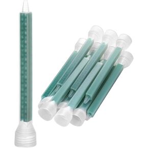 QWORK Epoxy Mixing Nozzle, Static Mixing Nozzle Tip for Adhesive Cartridges, Pack of 20