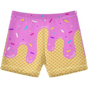 Boys Swim Trunks Toddler Swim Shorts Ice Cream Boys Bathing Suit Swimsuit for Kids 3-10T