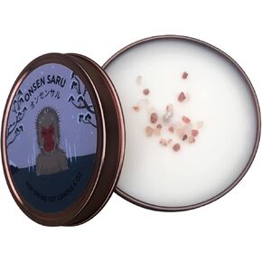 Aroma Candle, Himalayan Pink Salt with Pine Essential Oil, Soy Wax, 6 oz in Kuwait