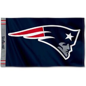 WinCraft New England Patriots Printed Header 3x5 Foot Banner Flag