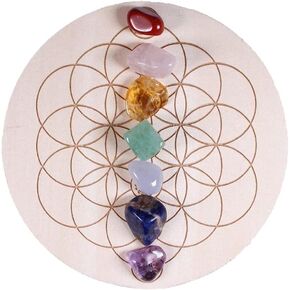 Apengshi الطبيعية شفاء كريستال مجموعة زهرة الحياة شقرا التأمل عدة ديكور المنزل عينات الصخور الهدايا in Kuwait