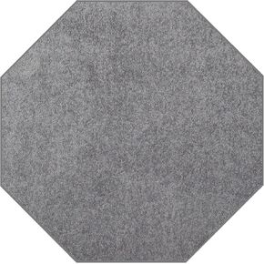 Ambiant Broadway Collection Pet Friendly Grey 10' Octagon - Area Rug