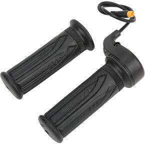 Qiilu Ebike Throttle Swytch Bike Throttle Abs 1 Pair Electric Bike Throttle Waterproof Connector 20X Scooter Speed Throttle Handle for 22.2Mm Handlebar