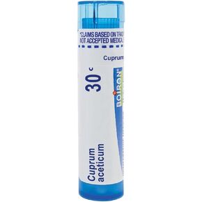 Boiron Cuprum Aceticum 30C Md 80 Pellets for fitful Cough Improved by Drinking Cold Water