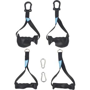 Ergonomic Exercise Handles Replacement Cable Machine Attachments for Home Gym Equipment, Pulley System, Pilates, Resistance Bands, Strength Trainer, Heavy Duty Working Out Handles